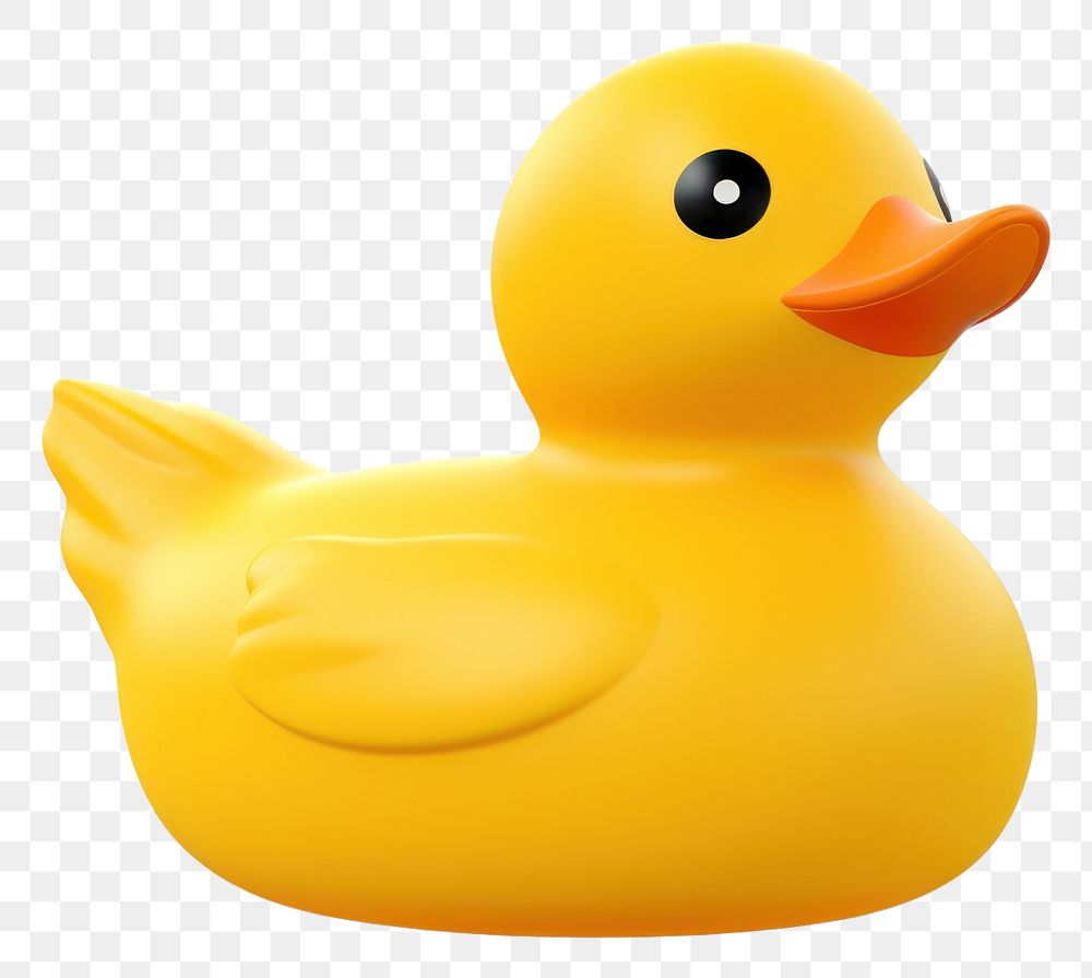 PNG Duck animal yellow bird. AI generated Image by rawpixel.