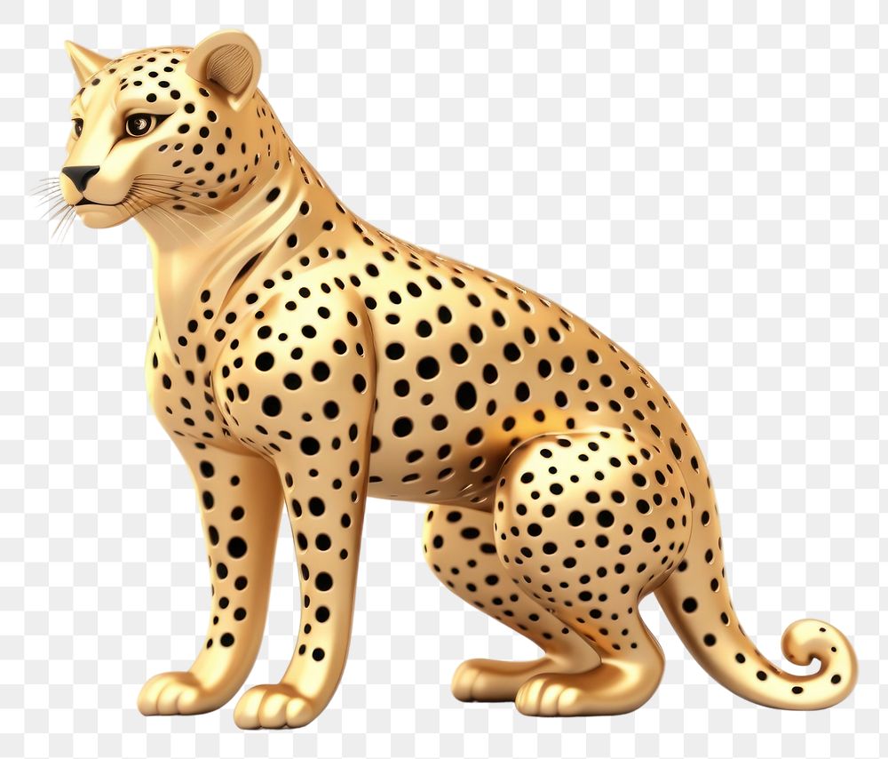 PNG Cheetah wildlife cartoon mammal. AI generated Image by rawpixel.