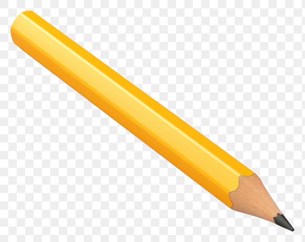 PNG Pencil transparent background education weaponry. AI generated Image by rawpixel.