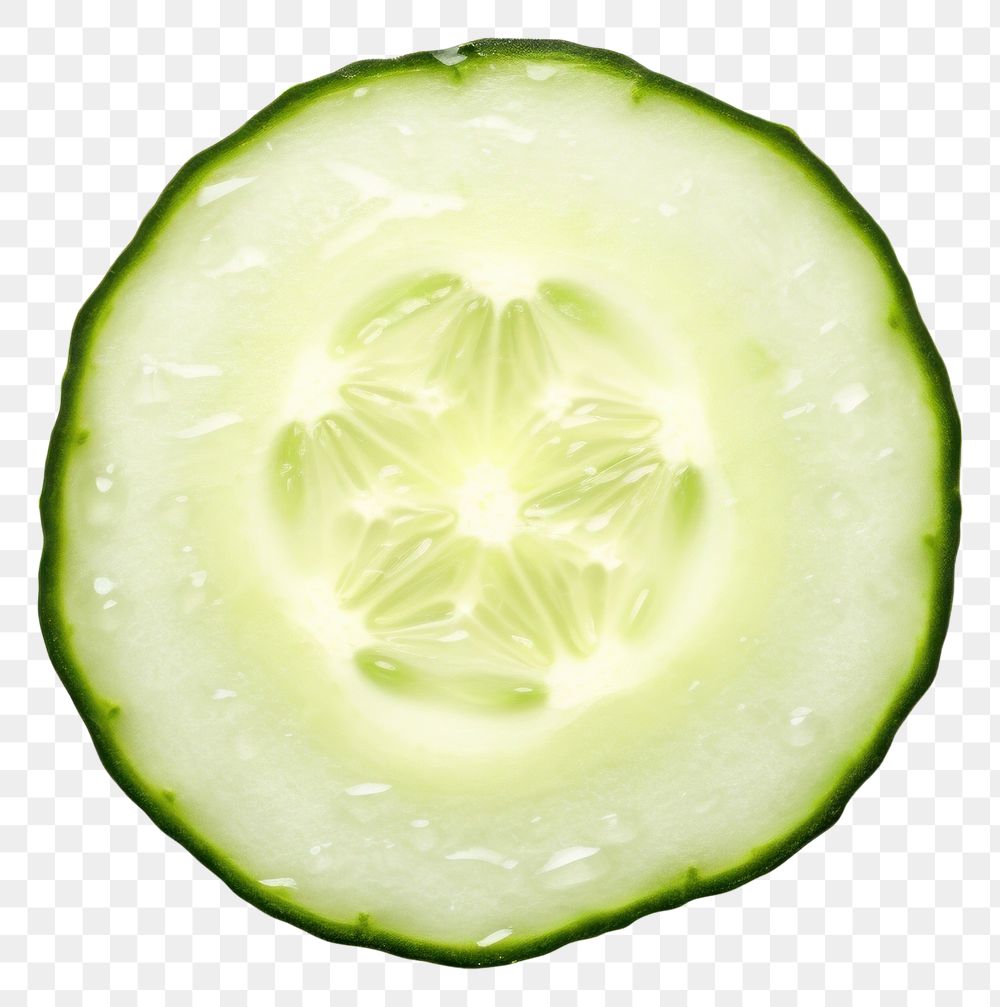 PNG Cucumber vegetable fruit slice. AI generated Image by rawpixel.