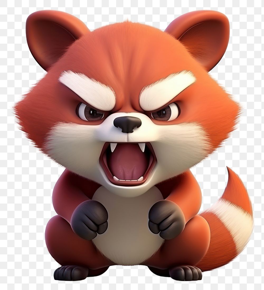 PNG Cartoon toy representation mammal.