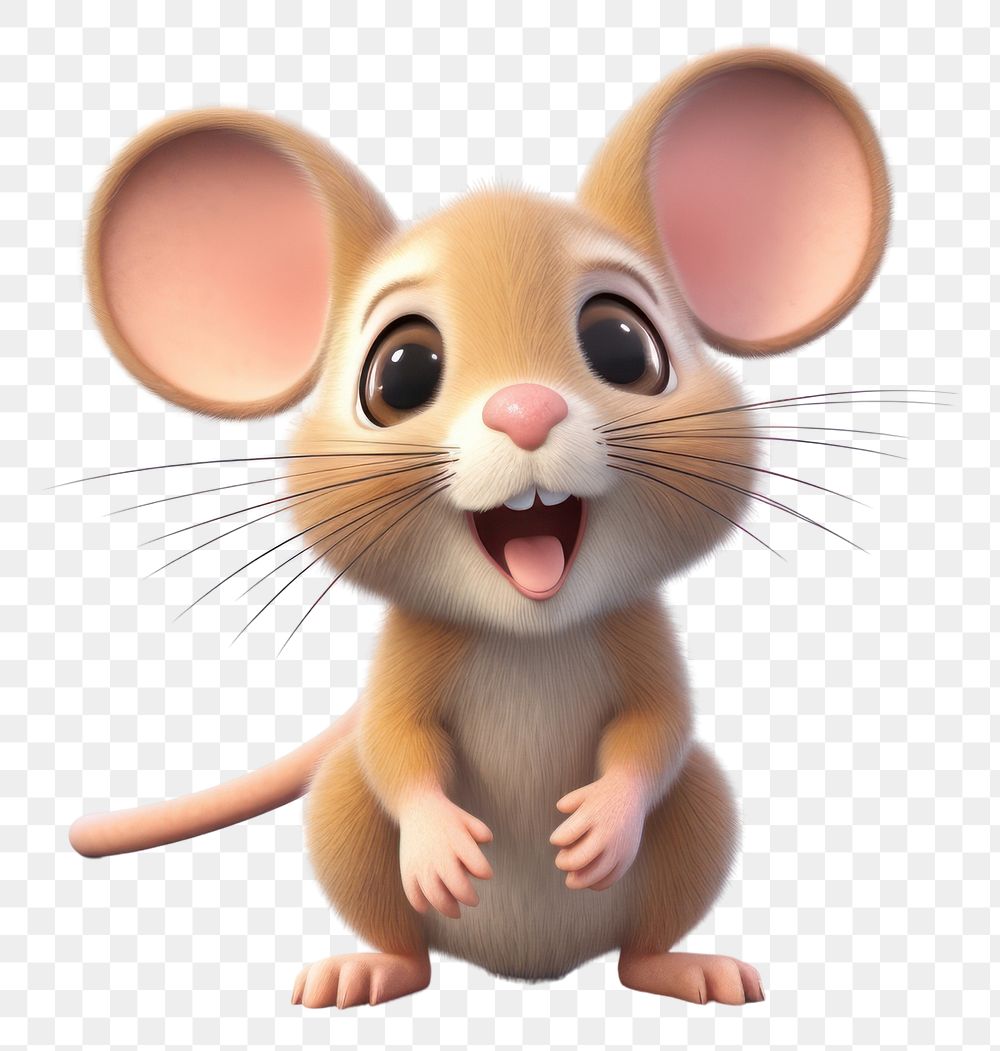 PNG Cartoon animal mammal rodent. 