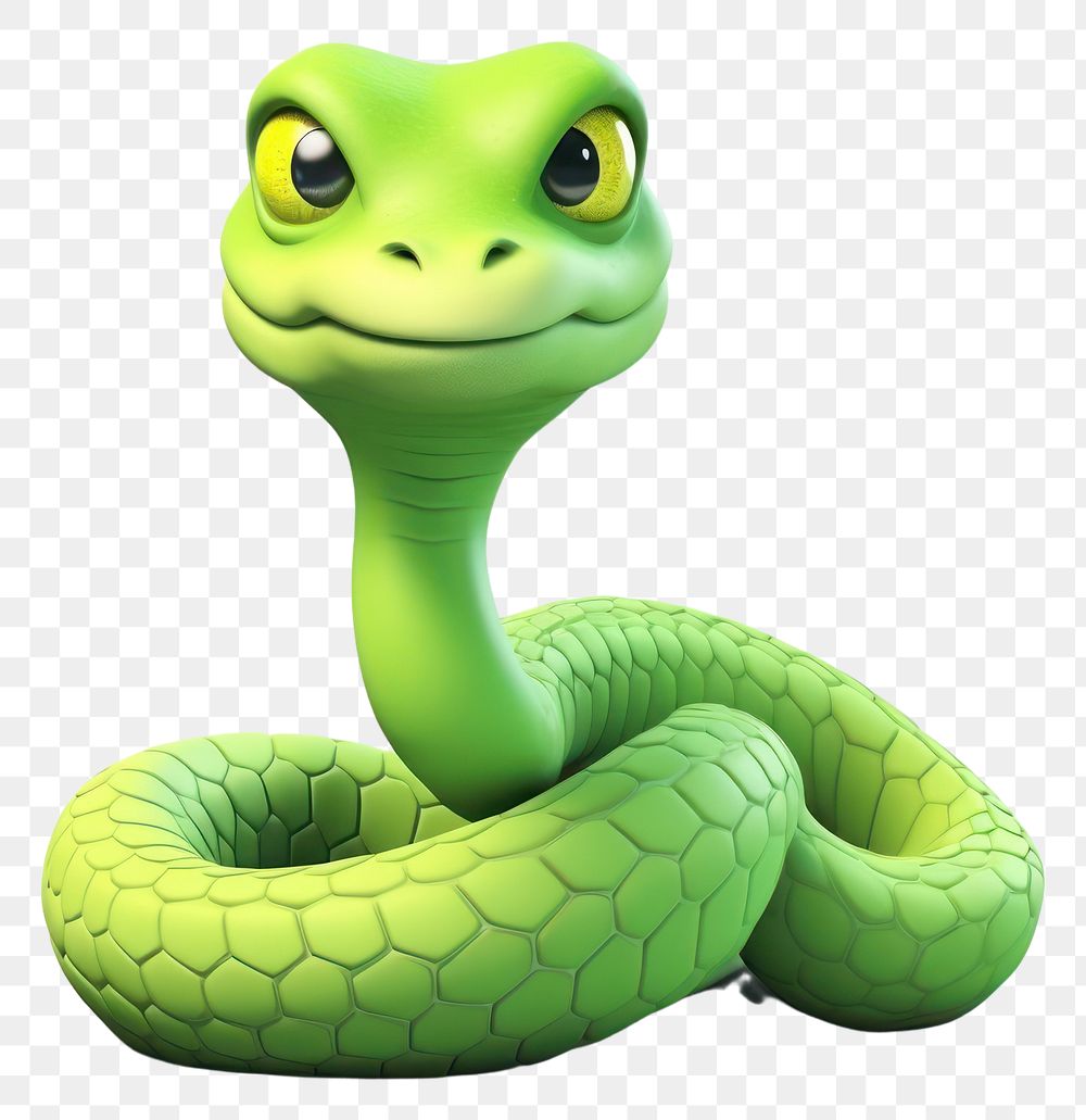 PNG Snake reptile cartoon animal. AI generated Image by rawpixel.