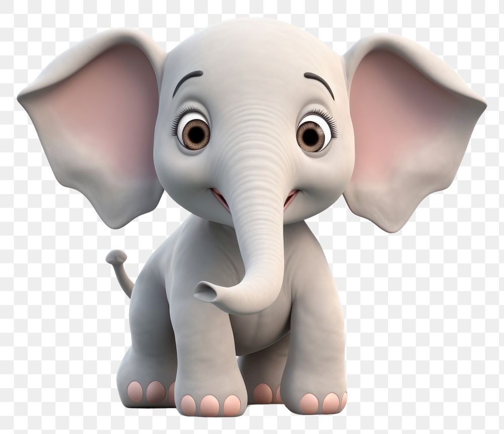 PNG Elephant wildlife cartoon animal. AI generated Image by rawpixel.