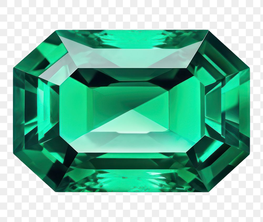 PNG Emerald gemstone jewelry transparent background