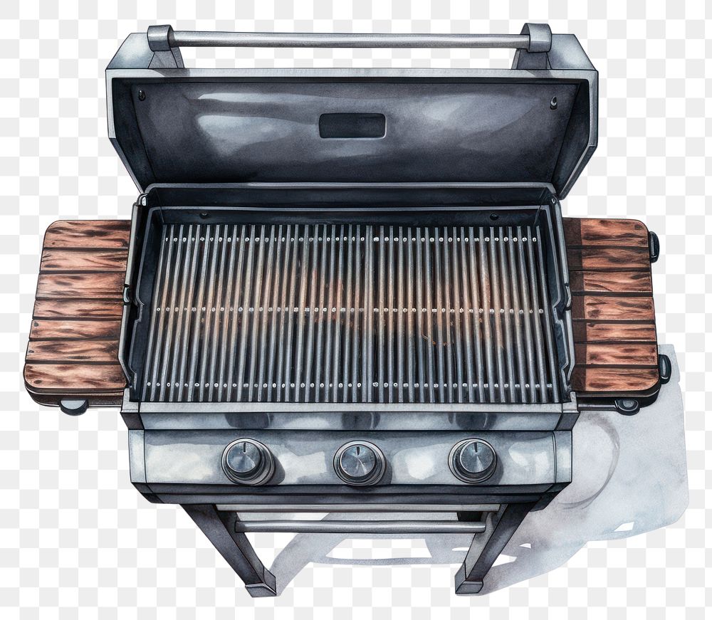 PNG Grilling bbq white background transportation. AI generated Image by rawpixel.