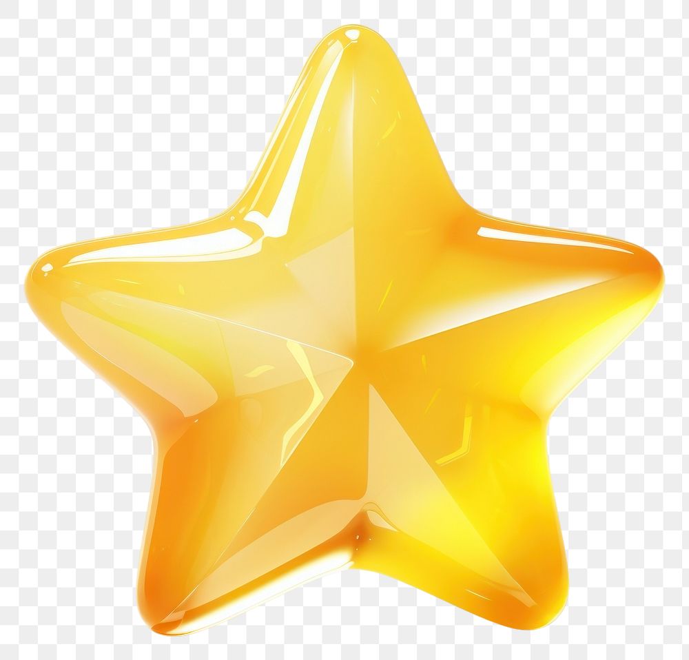 PNG Yellow star illuminated christmas. 