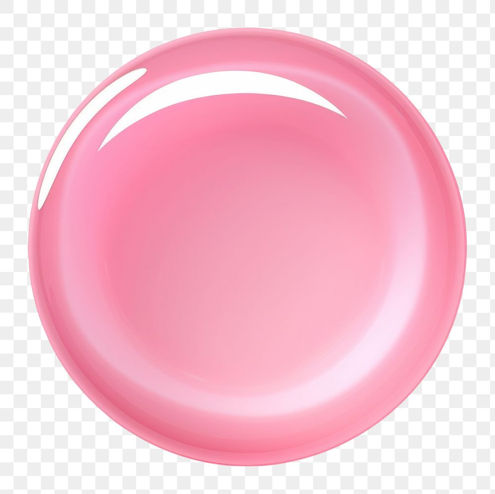 PNG Circle pink simplicity porcelain. AI generated Image by rawpixel.