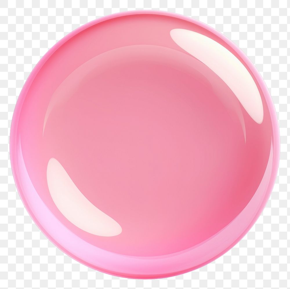 PNG Circle pink simplicity porcelain. AI generated Image by rawpixel.