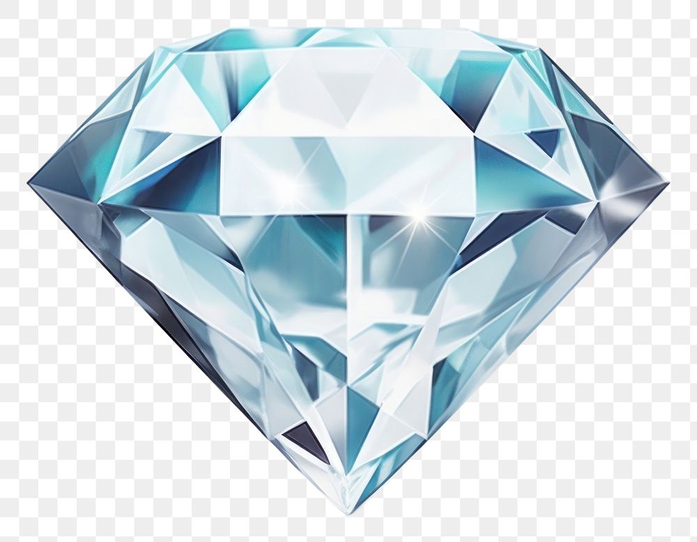 PNG Diamond gemstone jewelry transparent background. AI generated Image by rawpixel.