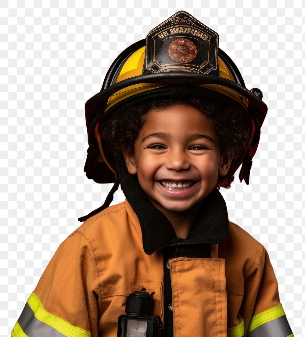 PNG Portrait smiling helmet child transparent background