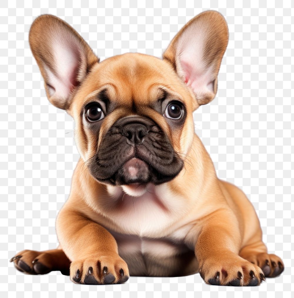 PNG Puppy dog portrait bulldog. AI generated Image by rawpixel.