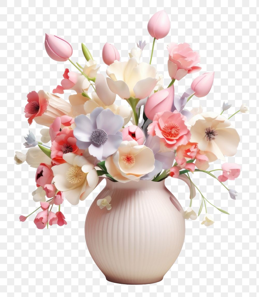 PNG Vase flower petal plant