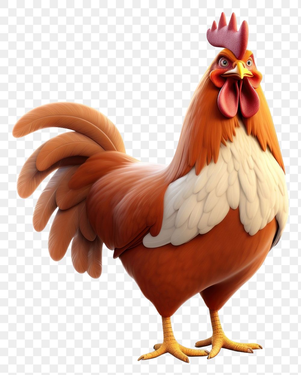 PNG Chicken poultry cartoon animal. 