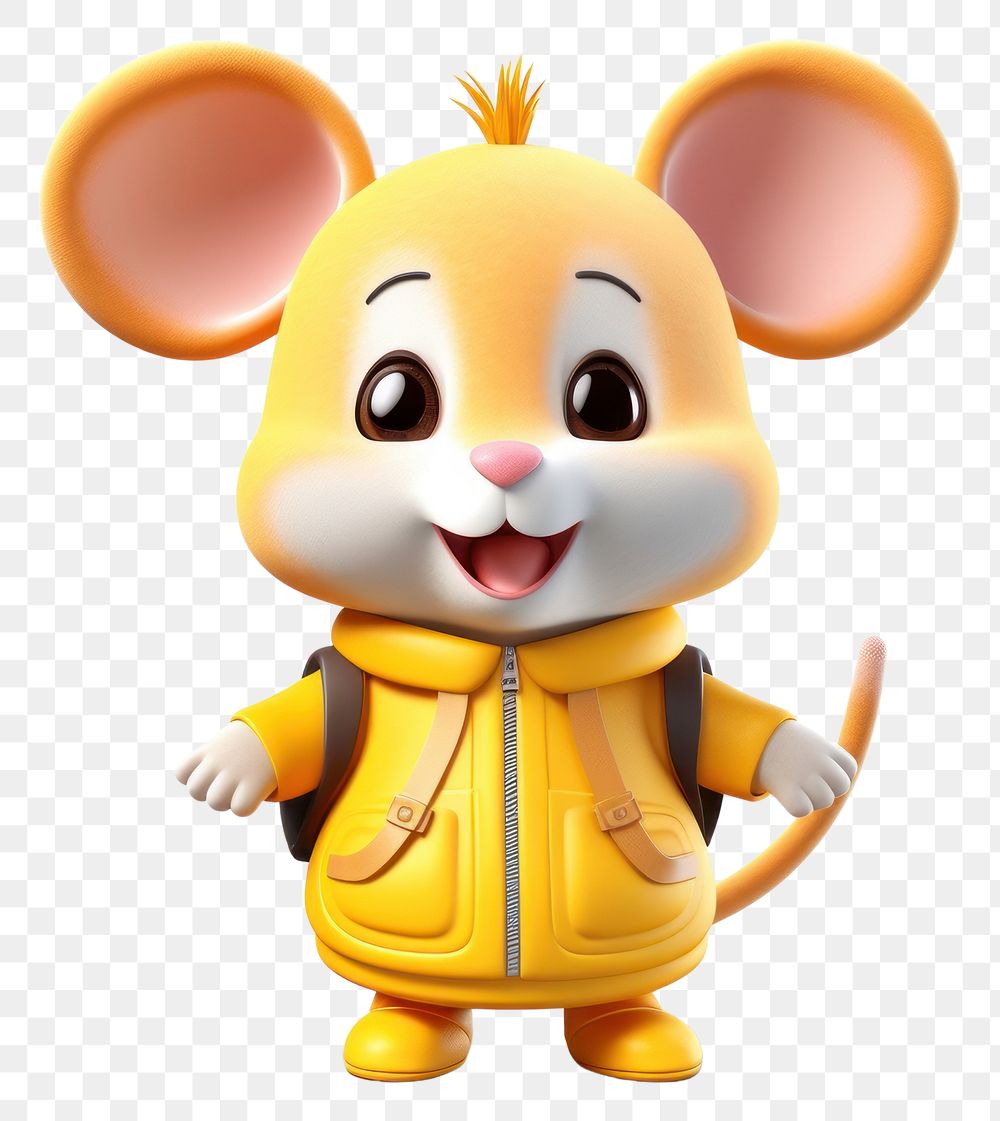 PNG Figurine cartoon mouse cute. 