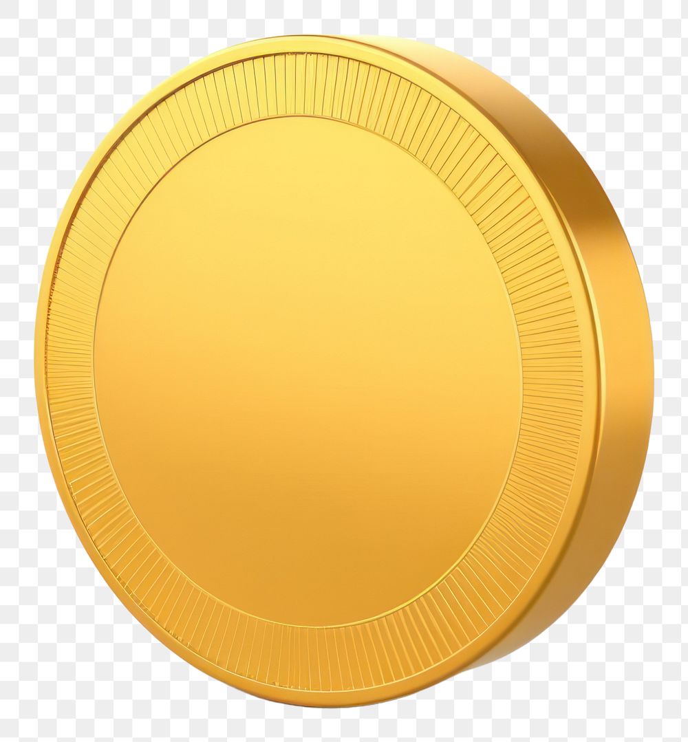 PNG Gold coin money white background. AI generated Image by rawpixel.