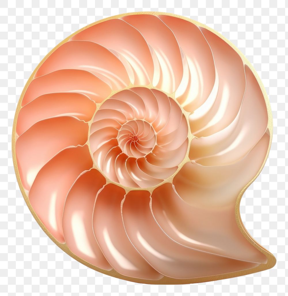 PNG  Spiral shell invertebrate cephalopod. AI generated Image by rawpixel.