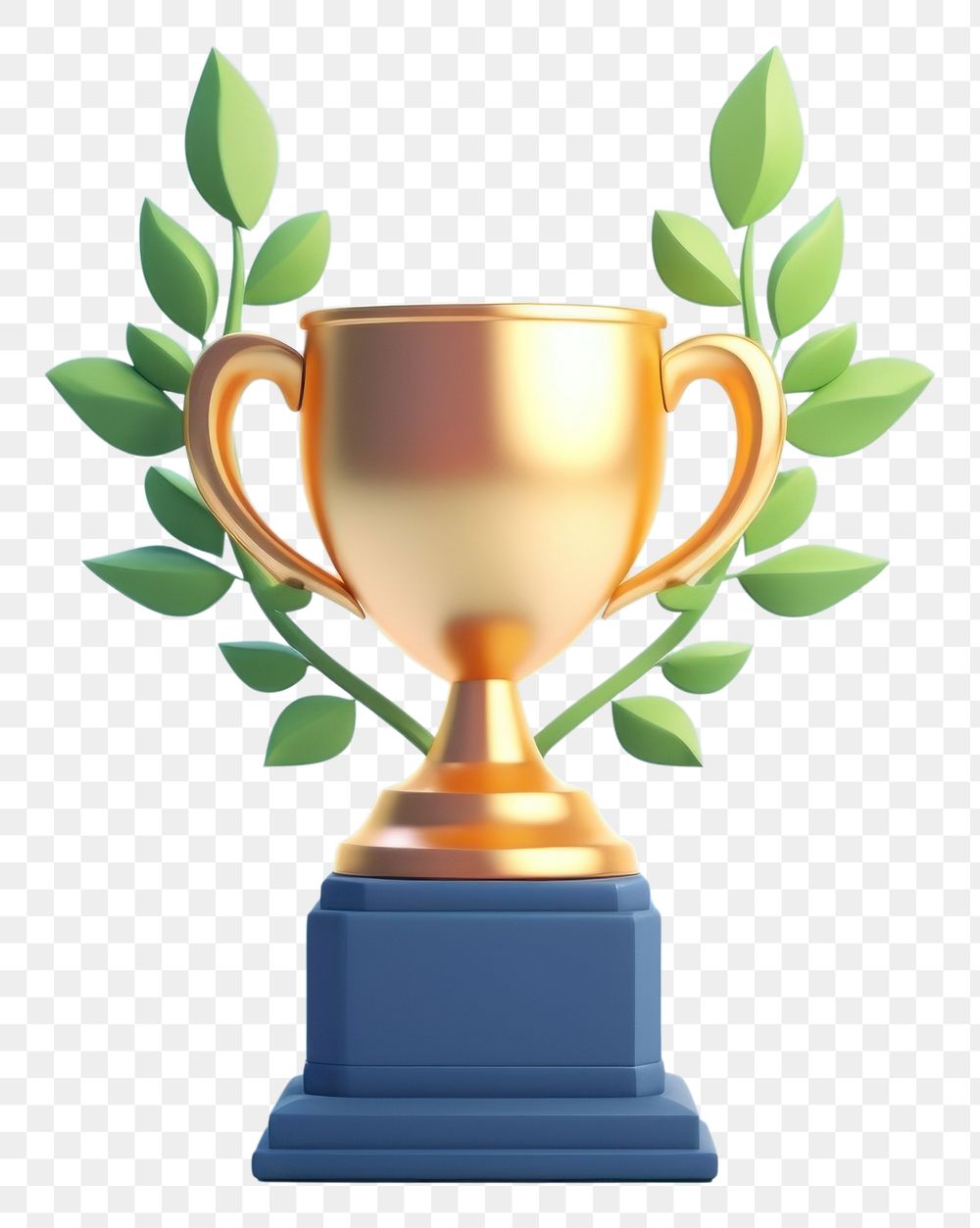 PNG Trophy achievement investment decoration. 