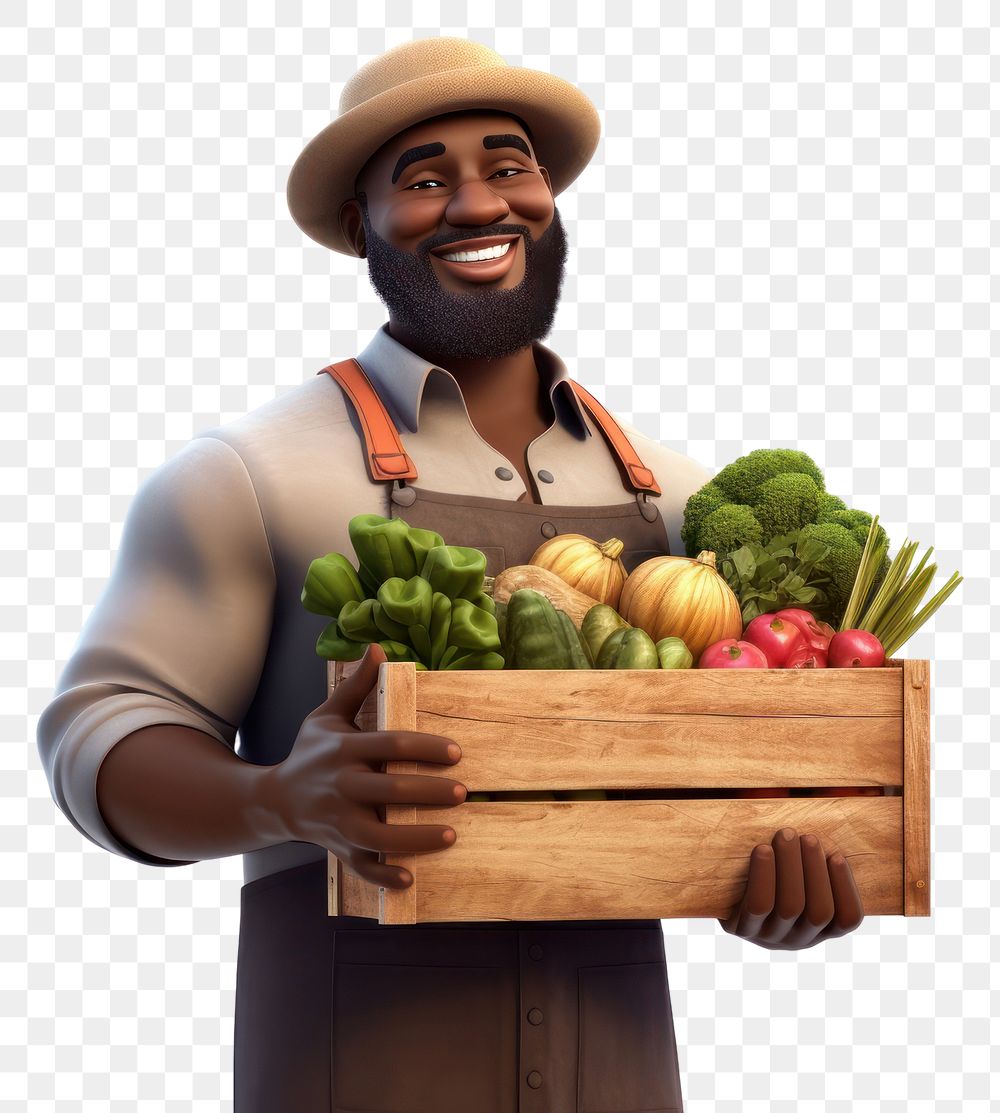 PNG Vegetable holding farmer food. AI generated Image by rawpixel.