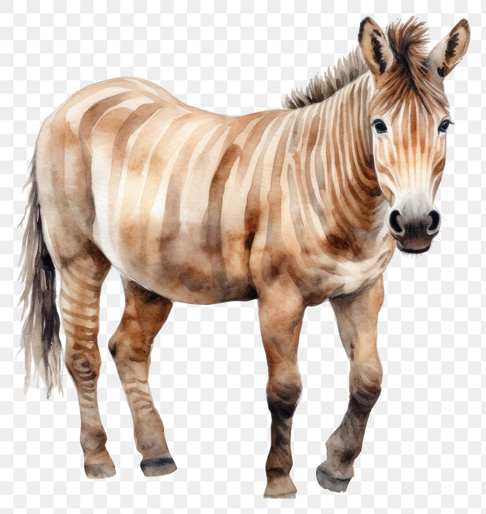 PNG Mammal animal horse zebra. AI generated Image by rawpixel.