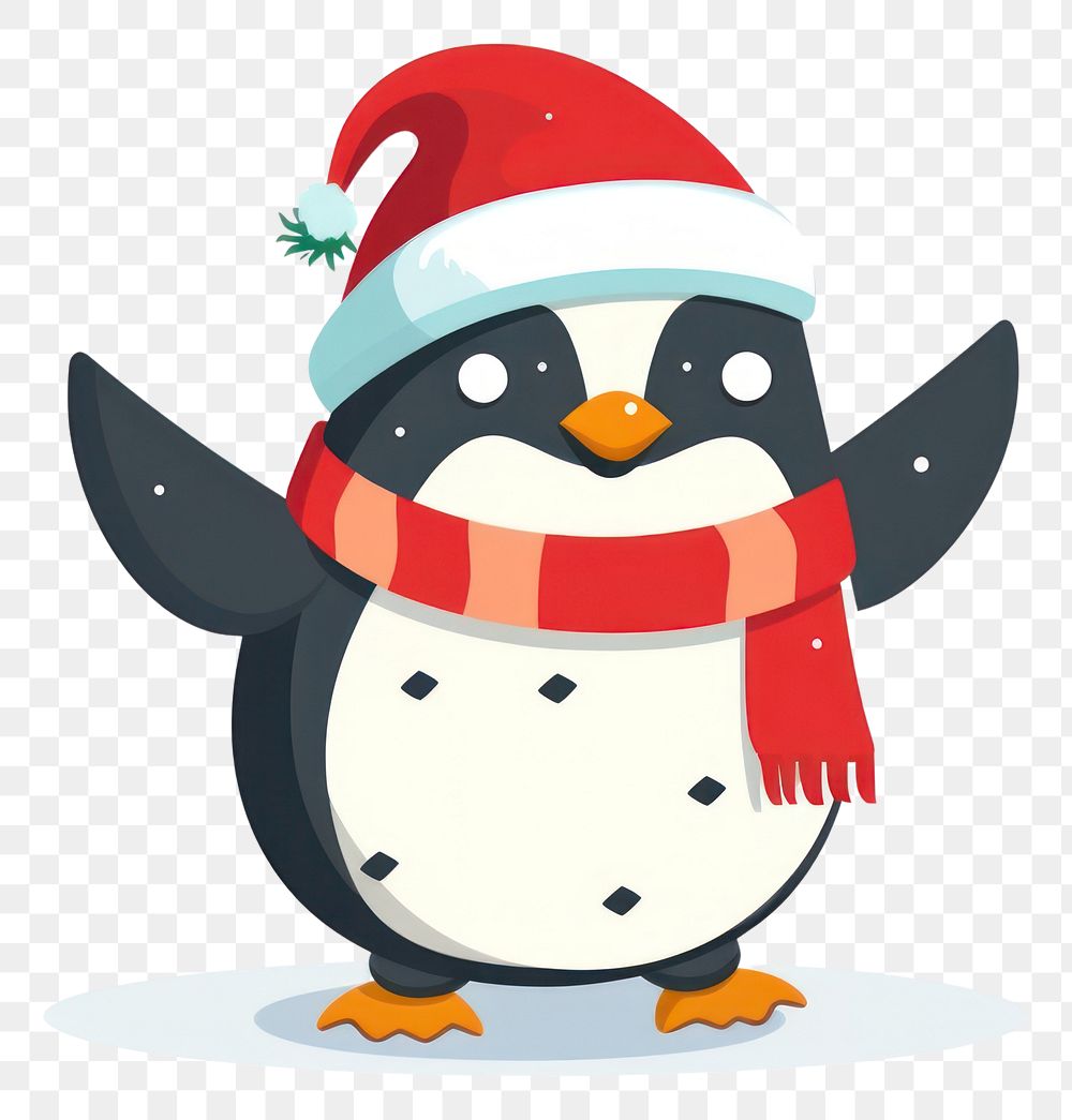 PNG Penguin snowman animal winter. AI generated Image by rawpixel.