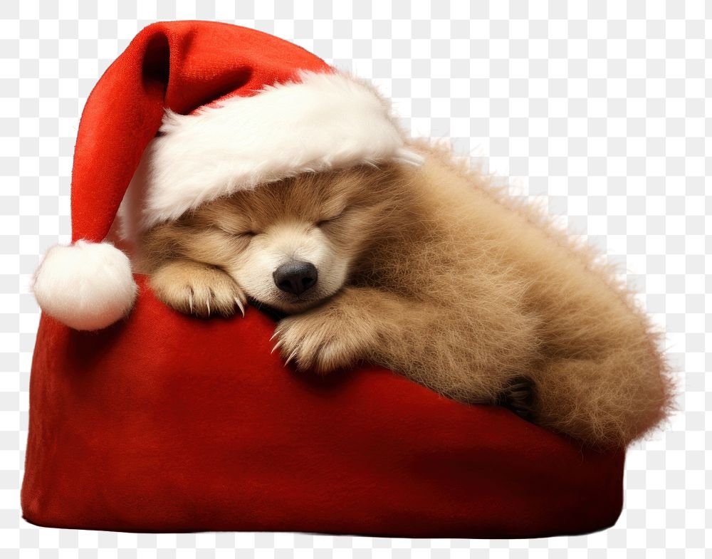 PNG Hibernate bear christmas sleeping mammal. AI generated Image by rawpixel.