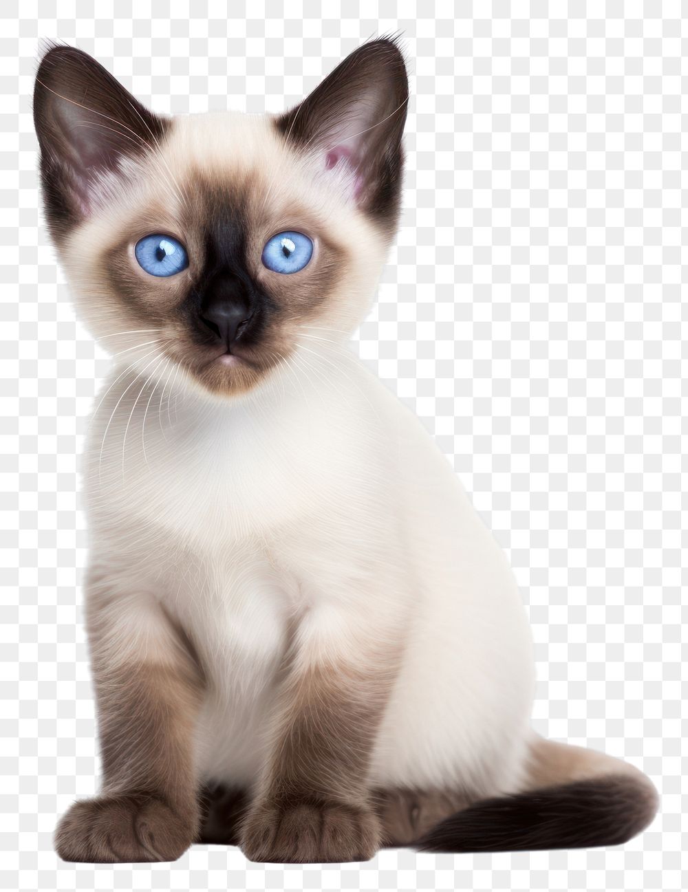 PNG Siamese cat siamese animal mammal. AI generated Image by rawpixel.