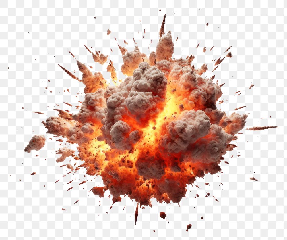 PNG Explosion fire transparent background destruction. AI generated Image by rawpixel.