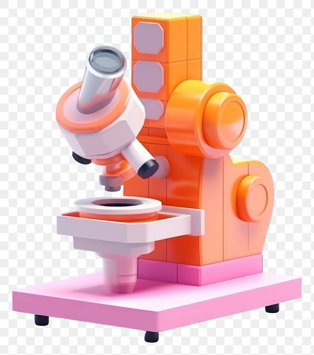 PNG Microscope toy technology creativity. 