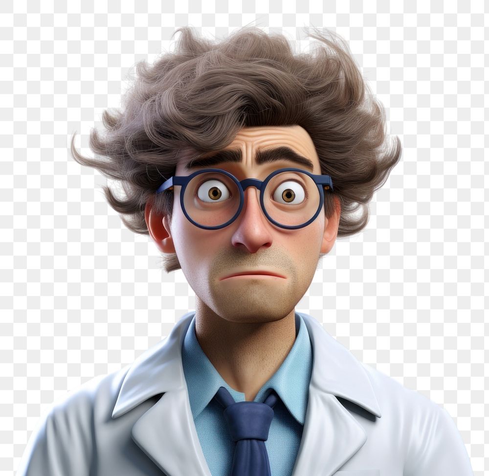 PNG Cartoon portrait adult stethoscope. AI generated Image by rawpixel.