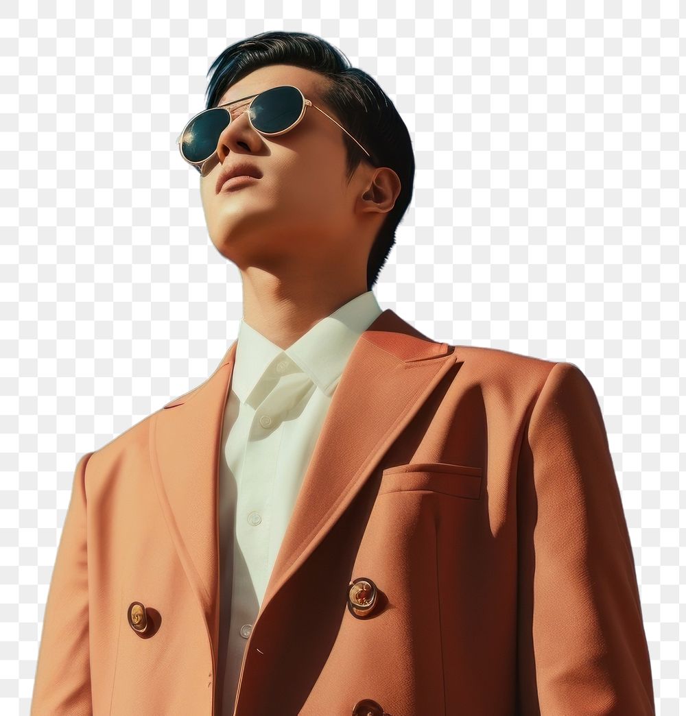 PNG Sunglasses adult photo suit. AI generated Image by rawpixel.