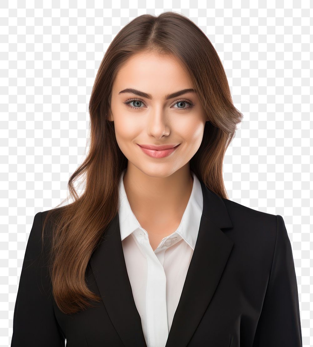 PNG Portrait female adult smile. AI generated Image by rawpixel.
