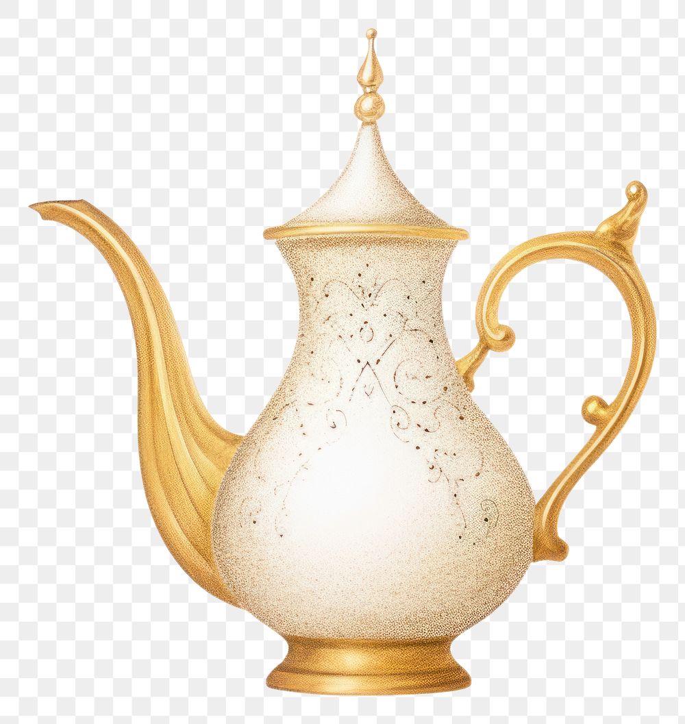 PNG Teapot jug refreshment porcelain. AI generated Image by rawpixel.