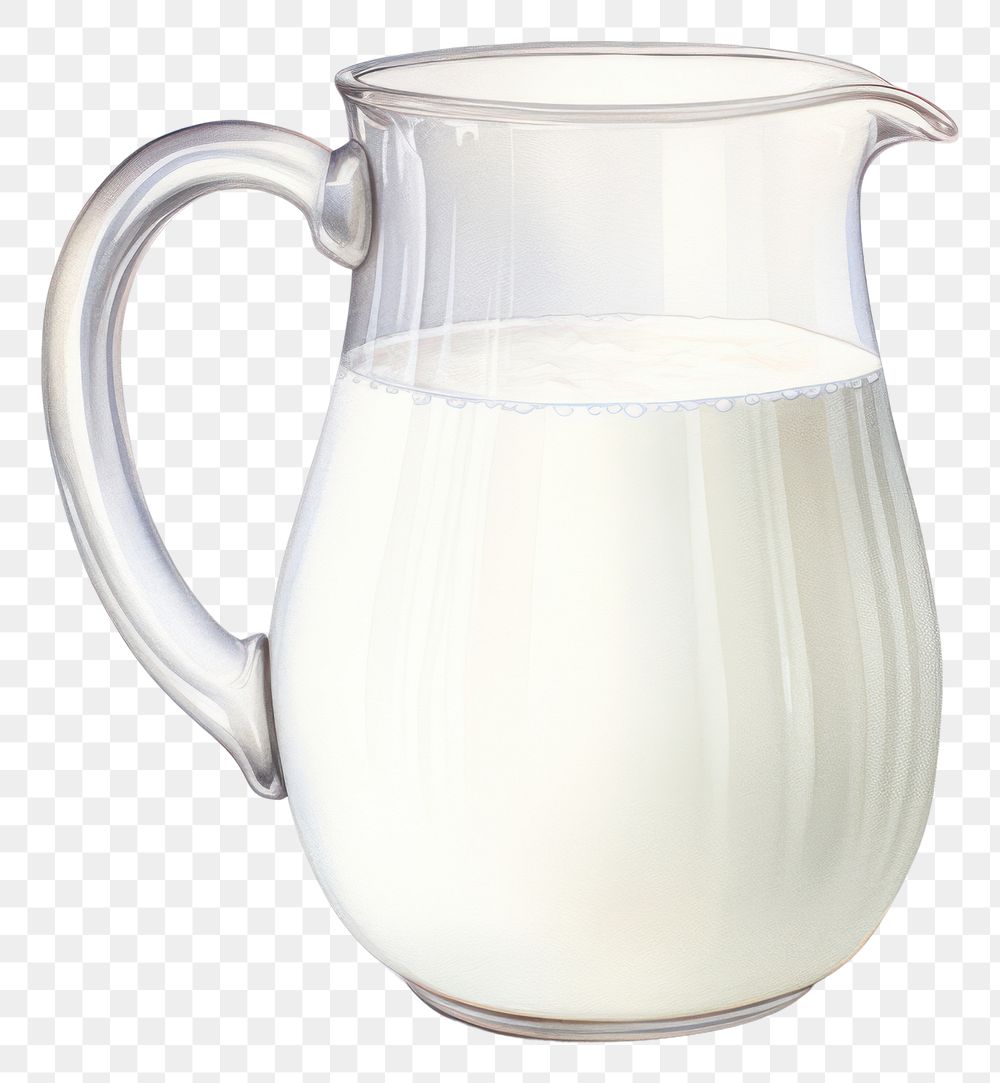 PNG Drink milk jug refreshment. AI generated Image by rawpixel.