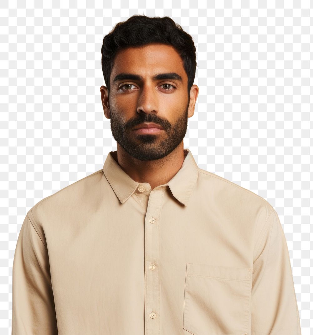 PNG  Portrait shirt adult photo. AI generated Image by rawpixel.