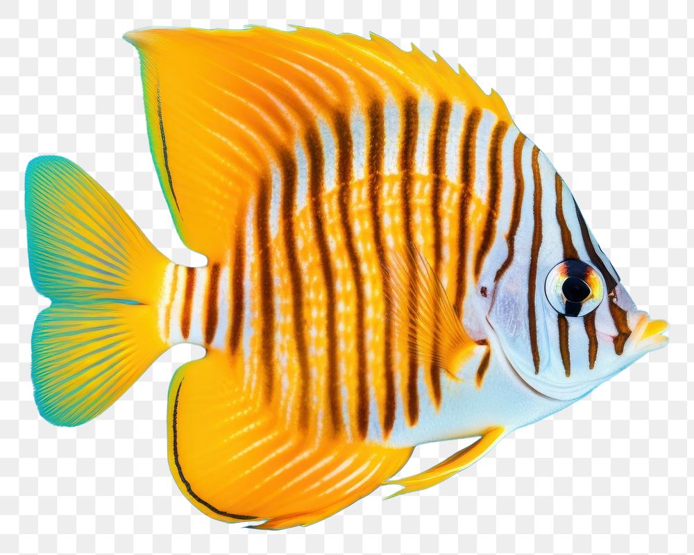 PNG Fish underwater animal pomacentridae. AI generated Image by rawpixel.