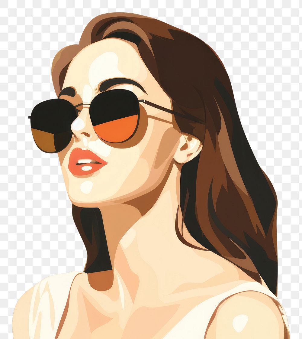 PNG Sunglasses cartoon summer adult. AI generated Image by rawpixel.