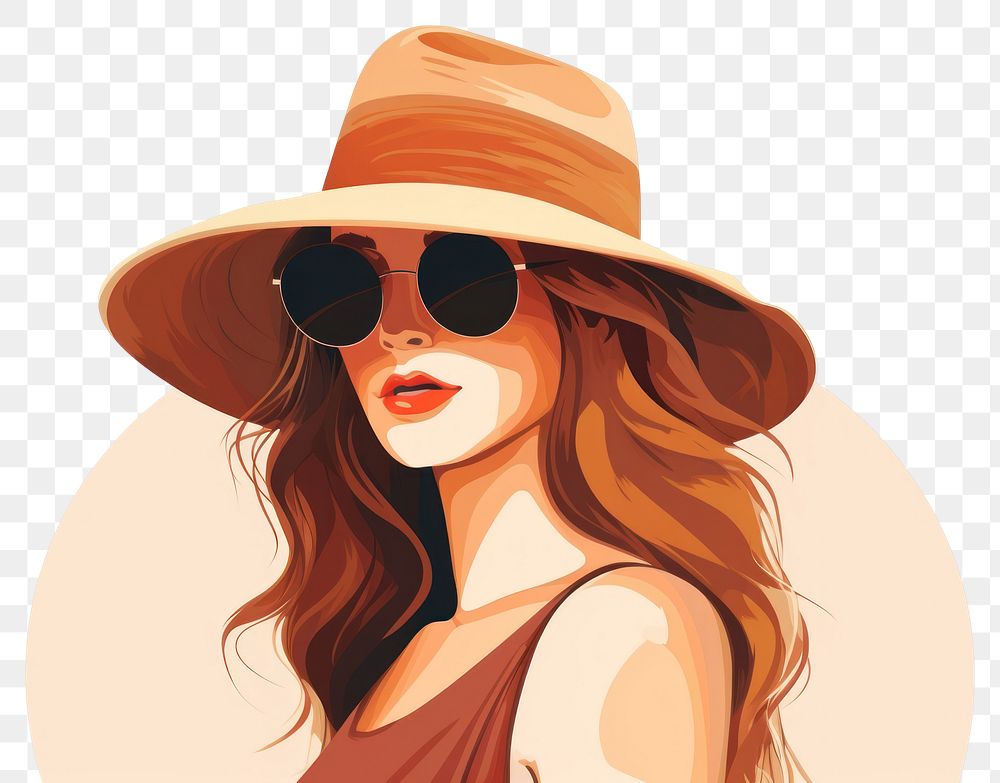 PNG Summer adult women hat. AI generated Image by rawpixel.