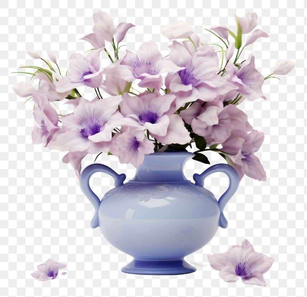 PNG Flower vase blossom plant