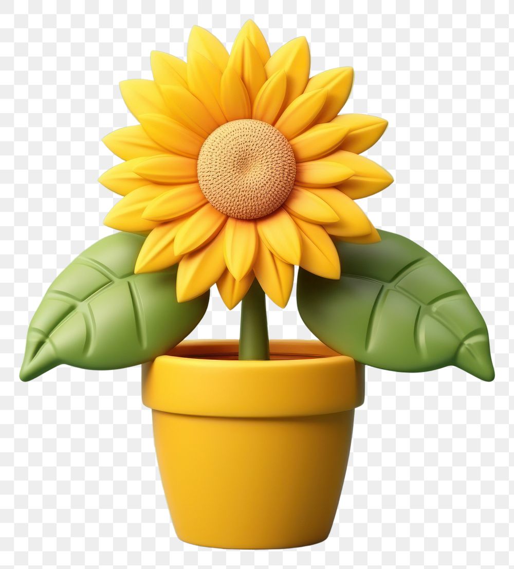 PNG Sunflower petal plant anthropomorphic. 