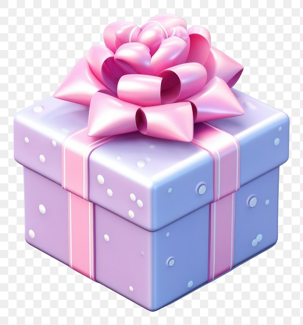 PNG Birthday gift box transparent background. 