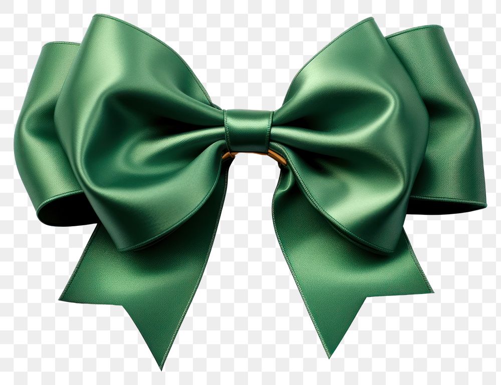 PNG Green bow transparent background celebration