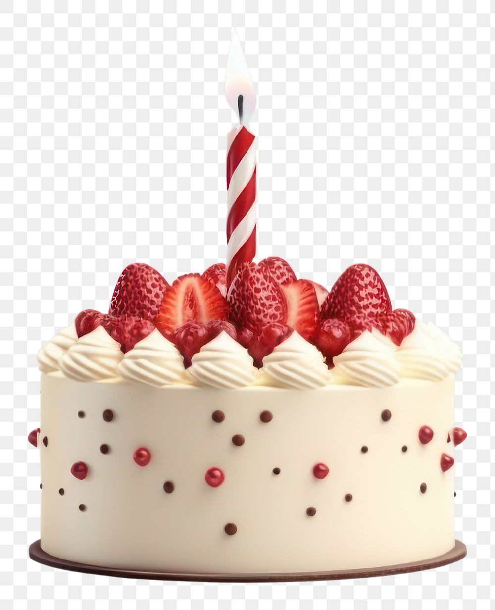 PNG  Cake birthday dessert candle. AI generated Image by rawpixel.