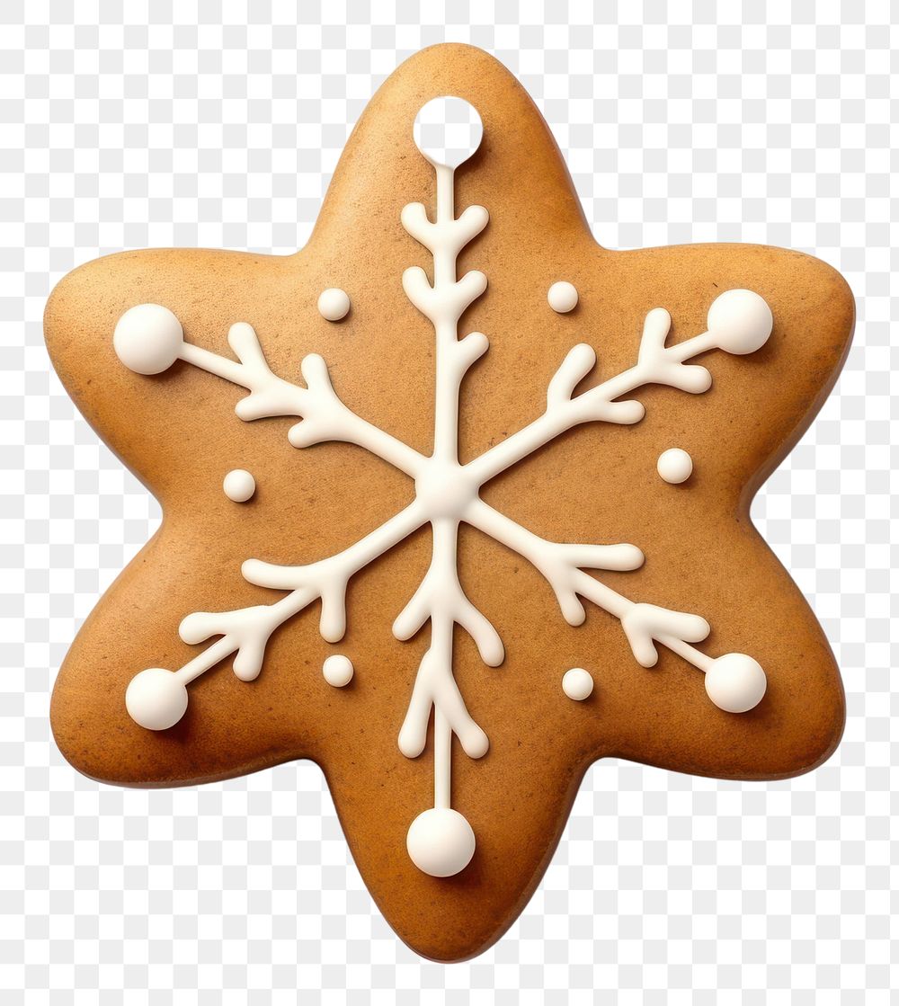 PNG Cookie gingerbread christmas dessert. AI generated Image by rawpixel.