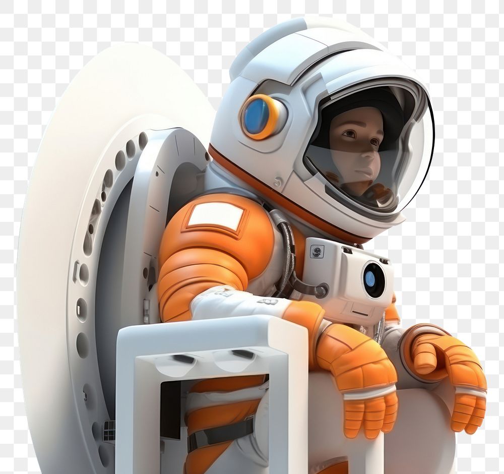 PNG Astronaut cartoon helmet protection. AI generated Image by rawpixel.