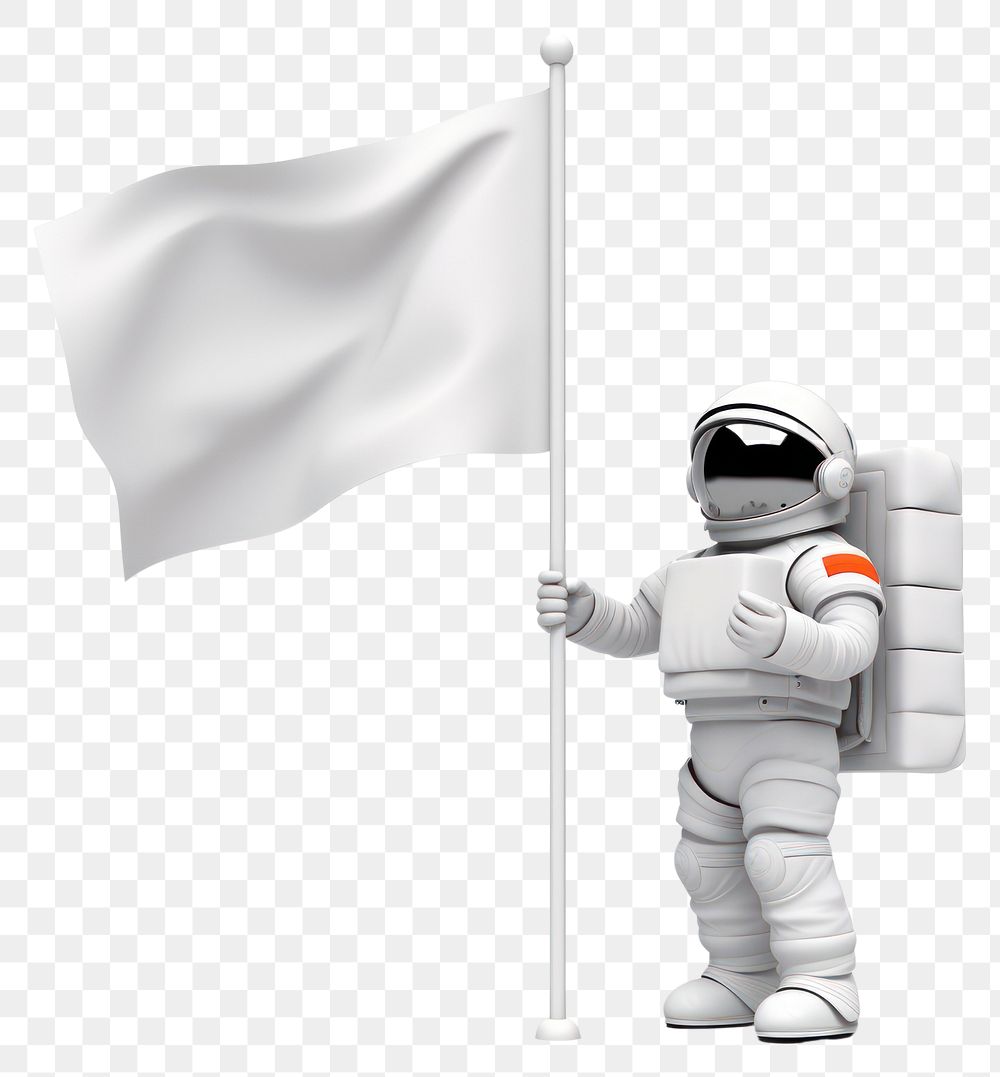 PNG Flag astronaut cartoon white. AI generated Image by rawpixel.