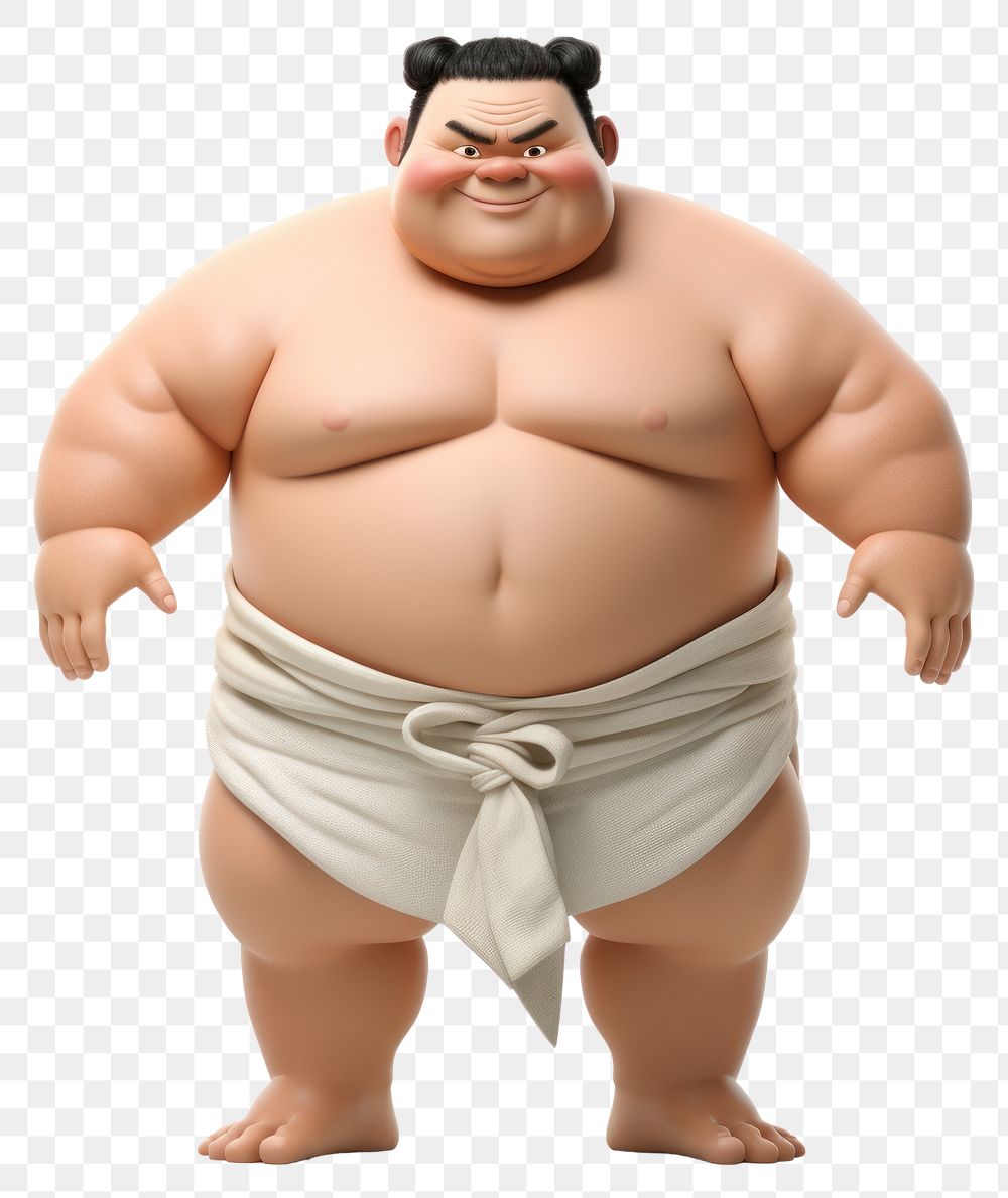 PNG Cartoon person sumo  