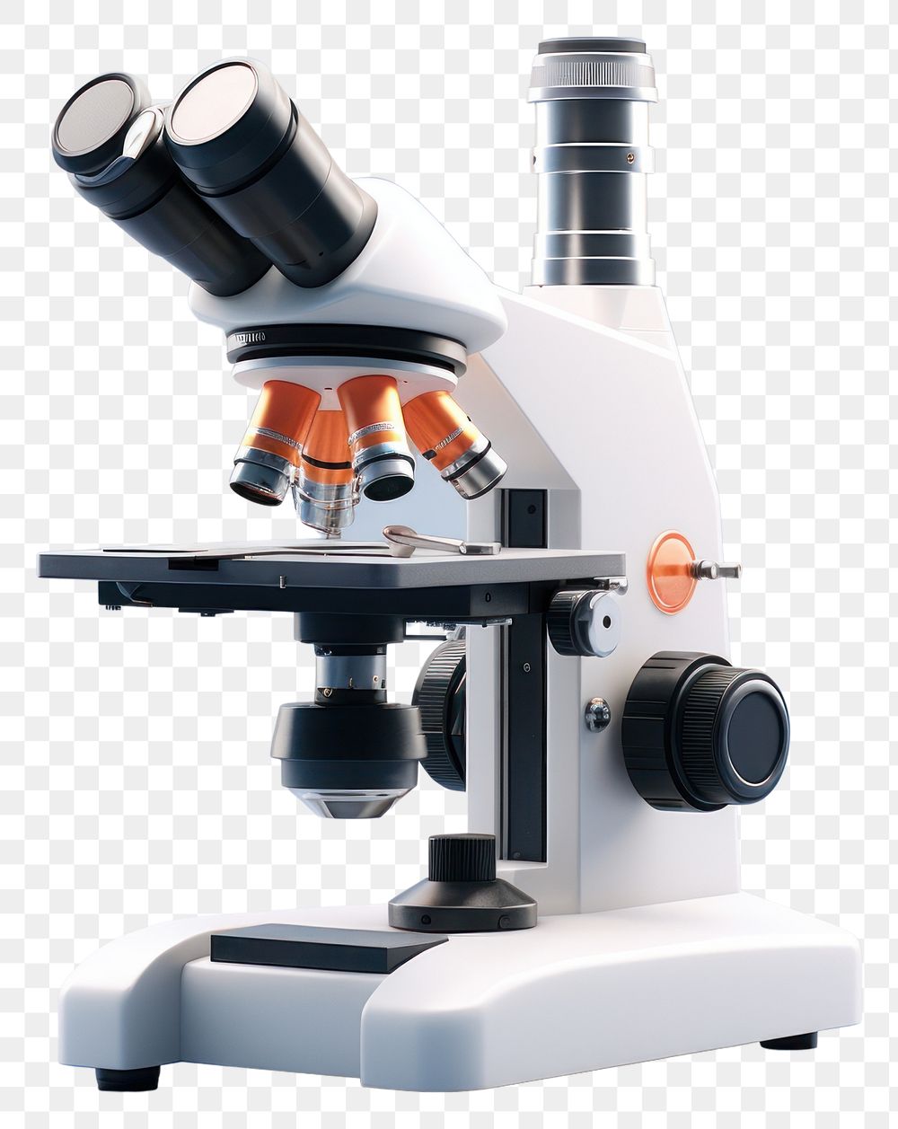 PNG Microscope science magnification technology. AI generated Image by rawpixel.