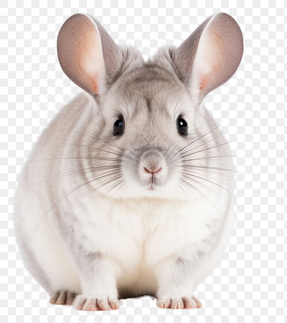 PNG Chinchilla animal rodent mammal. AI generated Image by rawpixel.