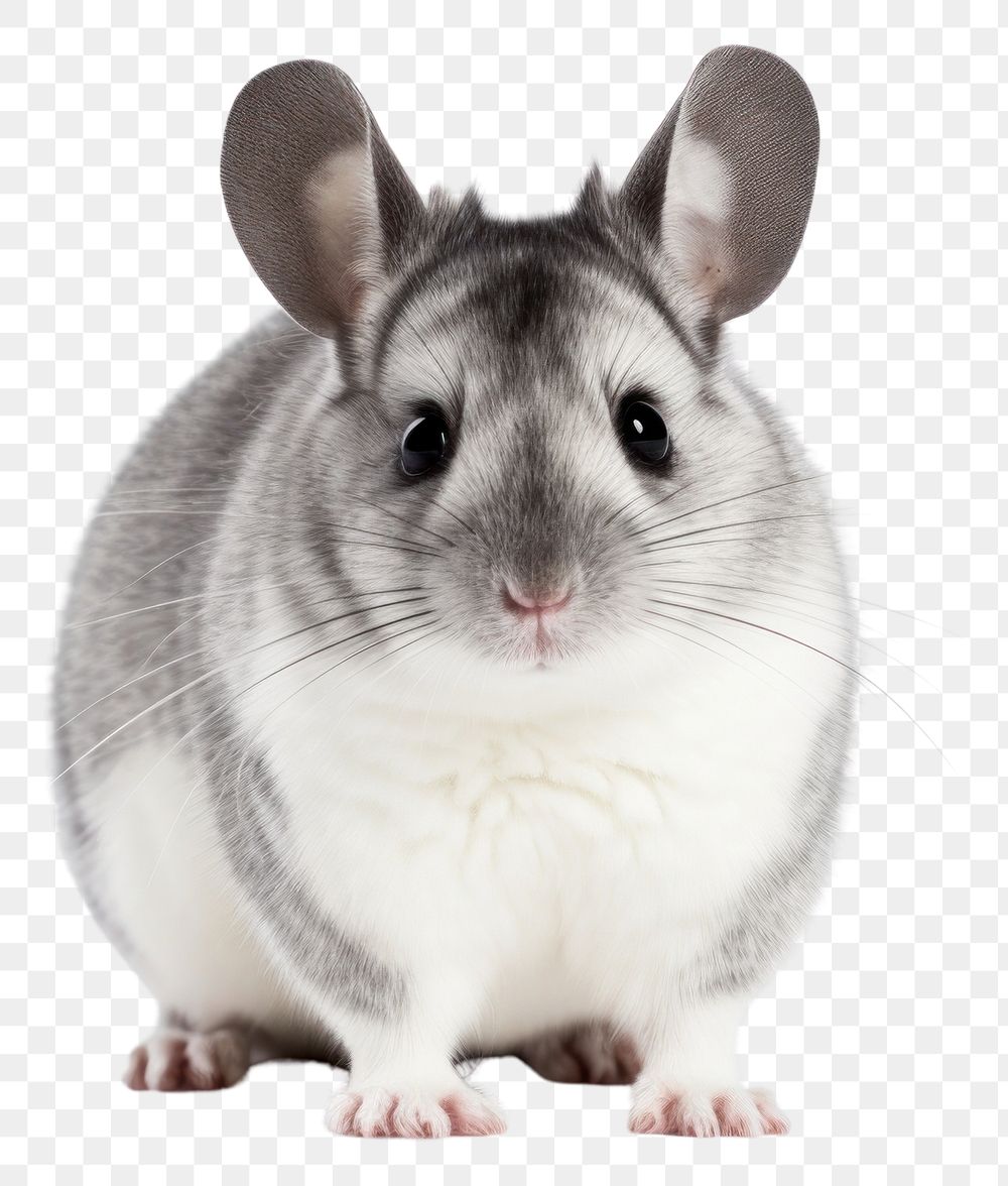 PNG Chinchilla animal mammal rodent. AI generated Image by rawpixel.